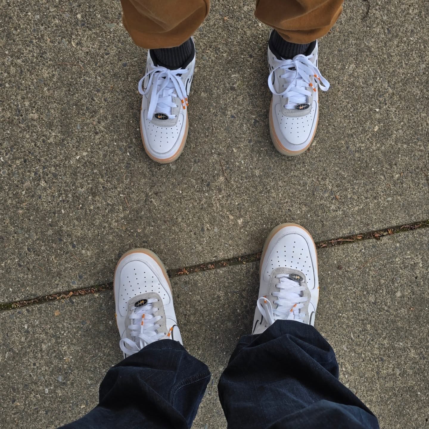 Matching shoes with my son